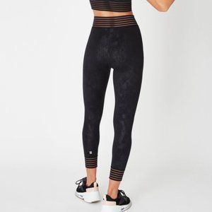 SWEATY BETTY NEW Embossed 7/8 Workout Leggings